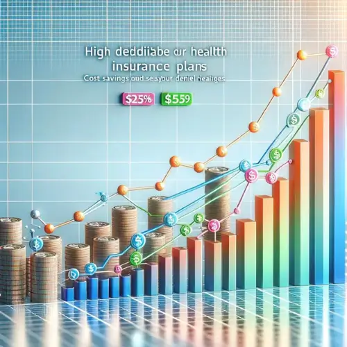 3 A detailed and colorful graph showing the cost savings of high deductible health insurance plans 1 Is a High Deductible Health Insurance Plan Right for You? Find Out Now!